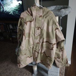 Parka Cold Weather  Desert Camo