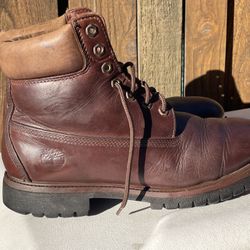 Full Grain Leather Timberlands Size 9