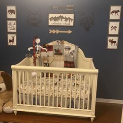 Crib, Changing Table and Rocking Chair 