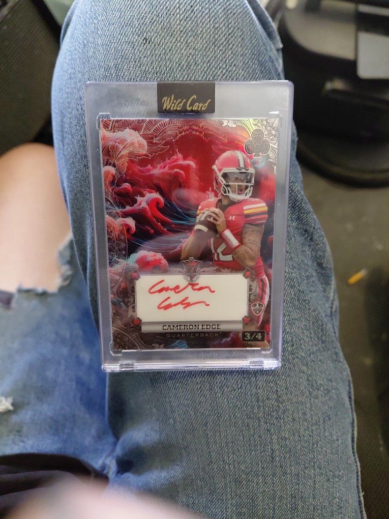 Wild Card QB Edition Cameron Edge #d 3/4