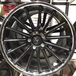 Gloss Black And Chrome Asanti Rims 