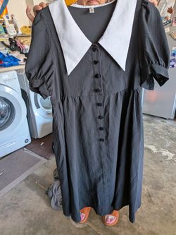 Wednesday Addams Family Adult Dress Size S