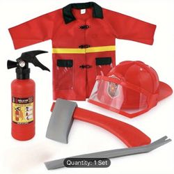 Firefighter Kids Costume 