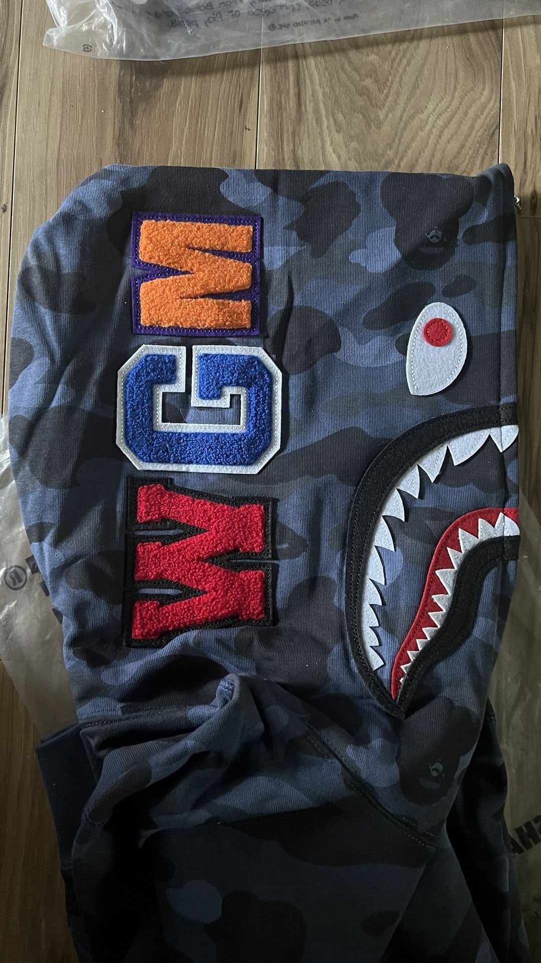 Blue Bape Hoodie