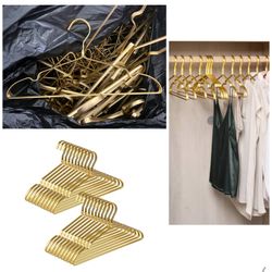 Premium Matte Gold Aluminum  Hangers (125)