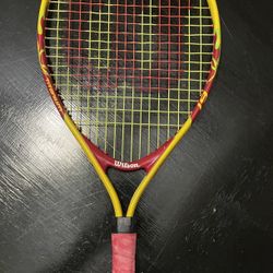 1 wilson racketball racket and 2 wildon tennis rackets
