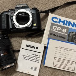 Chinon CP-6 spot twin program film camera
