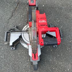 Milwaukee M18 fuel 10 in miter saw tool only &300  firm on price
