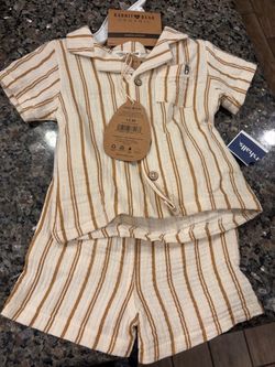Rabbit + Bear Organic Baby Two-Piece Set 12M