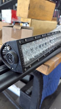 40” Cali raised LED Light bar dual row, for roof racks like prinsu. New light, no box