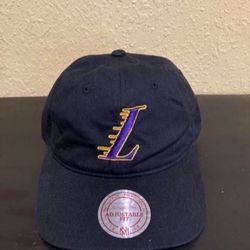 BRAND NEW LAKERS CAP …NBA… Mitchell & Ness Philadelphia PA… Made In Bangladesh…IN NEW CONDITION…$35