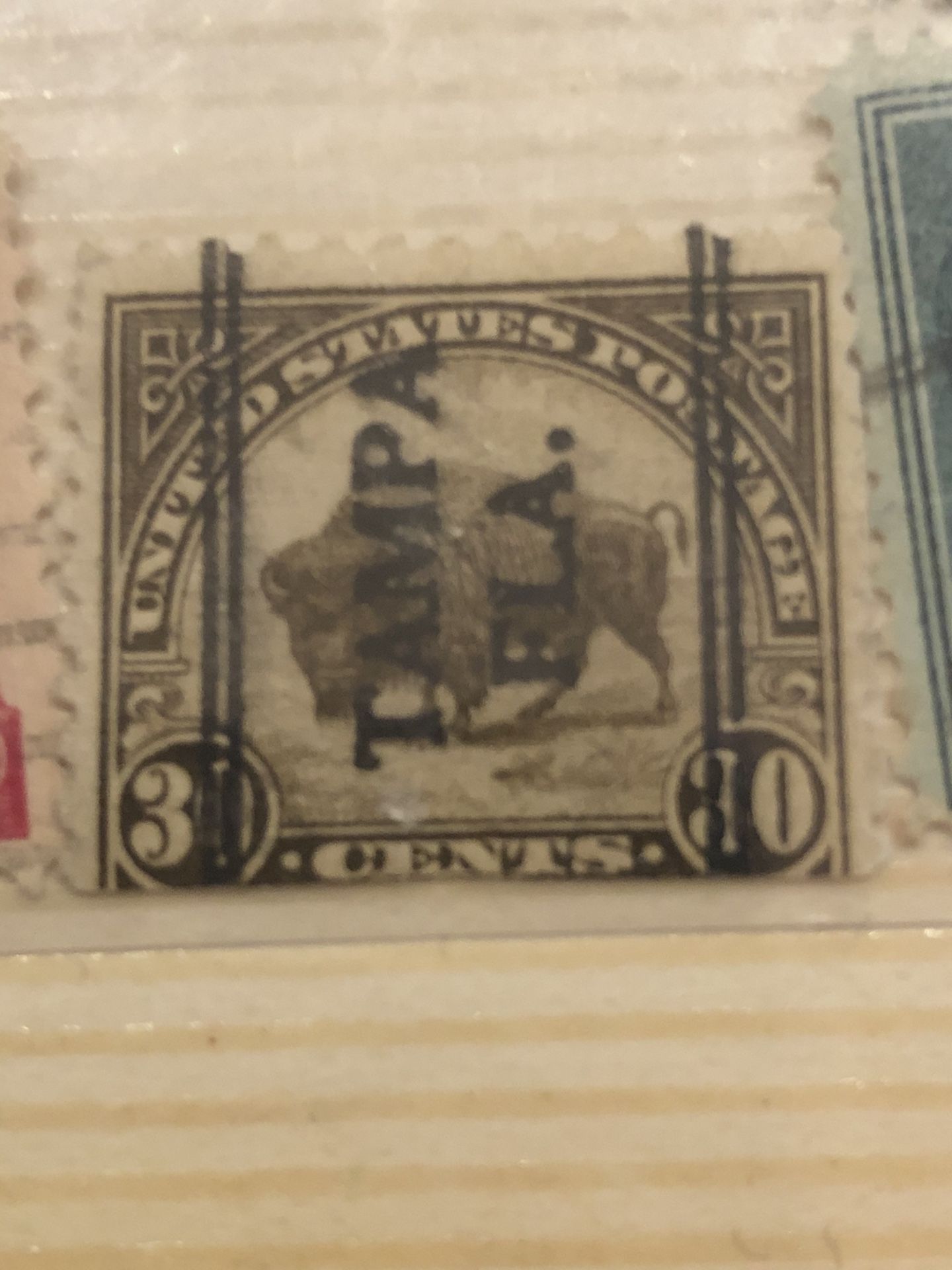 1923 Buffalo 30 Cent Postage