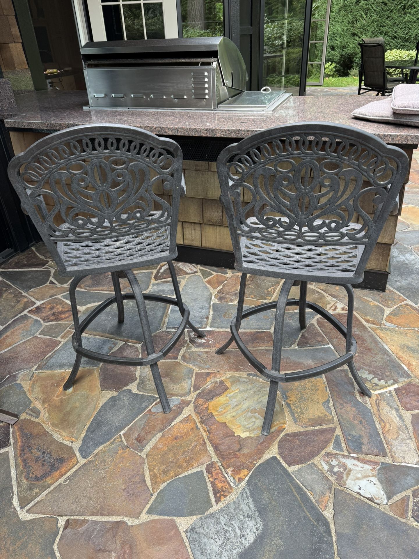 Outdoor Metal Bar Stools