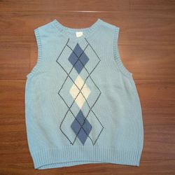 Blue Kids Winter Bell Vest