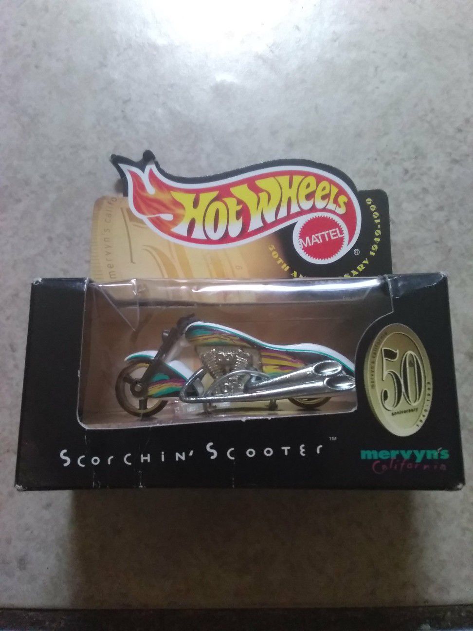 Hot wheels Scorchin Scooter 50th anniversary