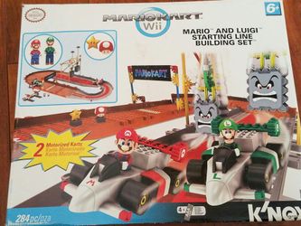 K'Nex Mario and Luigi starting line building set
