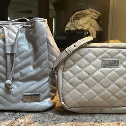 New leather Backpack W/matching Purse 