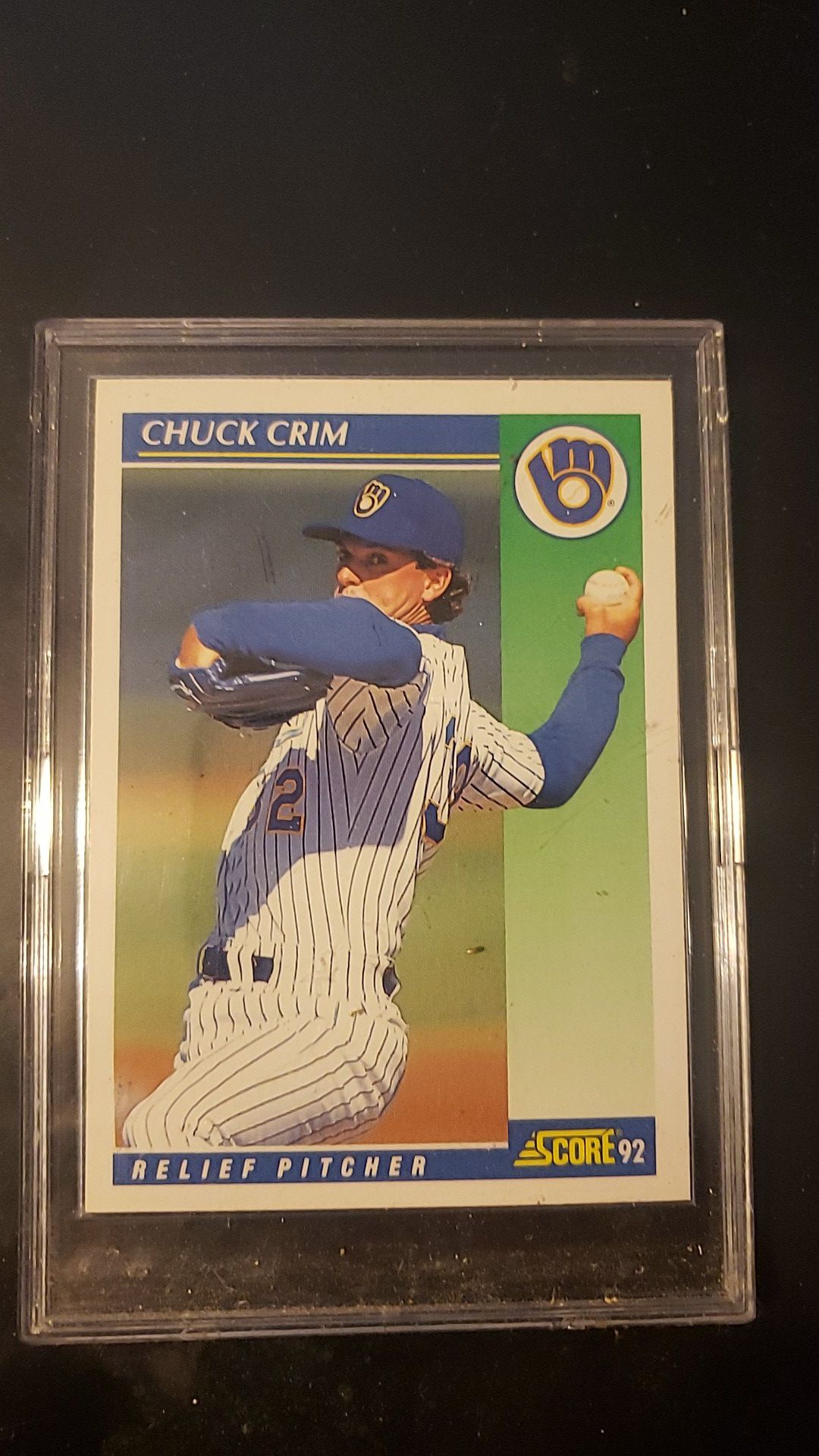 Chuck Crim Baseball card