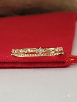 14K Yellow Gold Diamond Tiara Ring Size 6.5 Solid Gold/ Anillo de Oro con Diamantes Diseño Tiara! 👌🎁Post Tags: Anillo de Oro