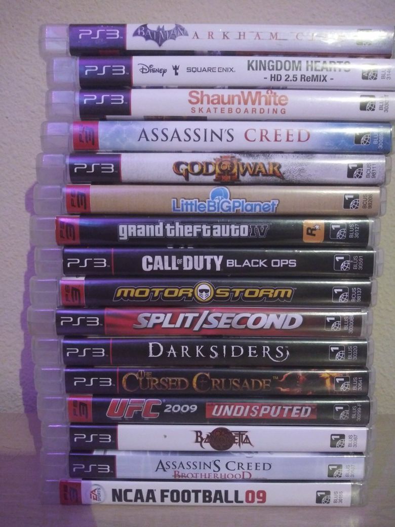 PS3 sólo juegos