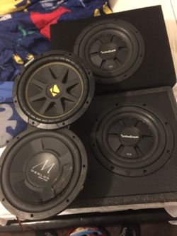 10” subwoofers