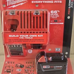 Milwaukee
M18 18-Volt Lithium-Ion XC Starter Kit with One 5.0Ah Battery and Charger