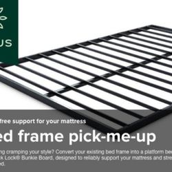 New In Box, Queen Size Bunkie Board, Bed Slat Replacement, from Smoke-Free Home