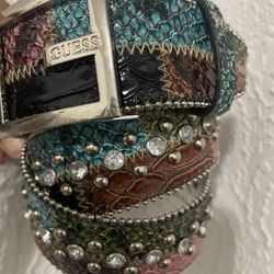 Guess Multi Color Belt