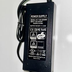CHARGER for hoverboard or electric scooter (42 V DC, 2.0 A) (read description)