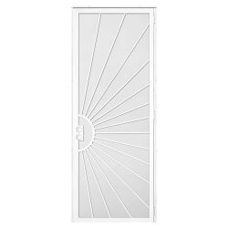 36x96 Solana White Security Door 