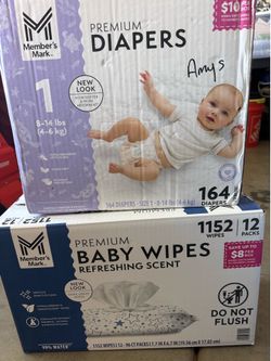Diapers and wipes