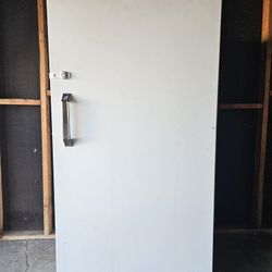 Montgomery Ward Old Up Right Freezer Works Fine