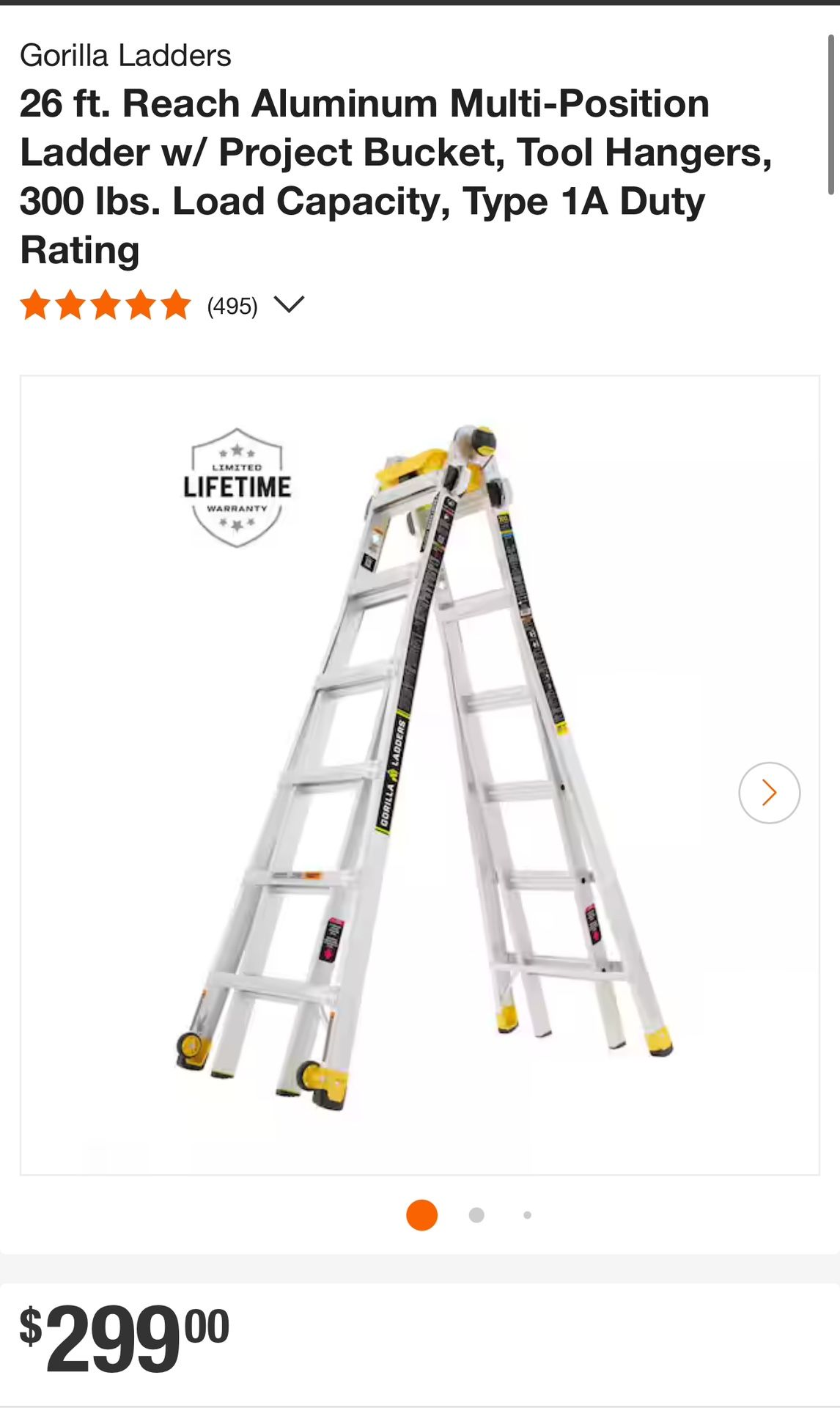 New Gorilla Ladder