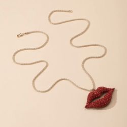 Lip Charm Necklace