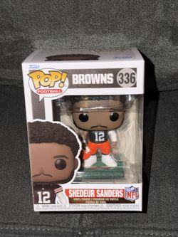 Funko Pop NFL Shedeur Sanders Cleveland Browns Vinyl Figure New In Box