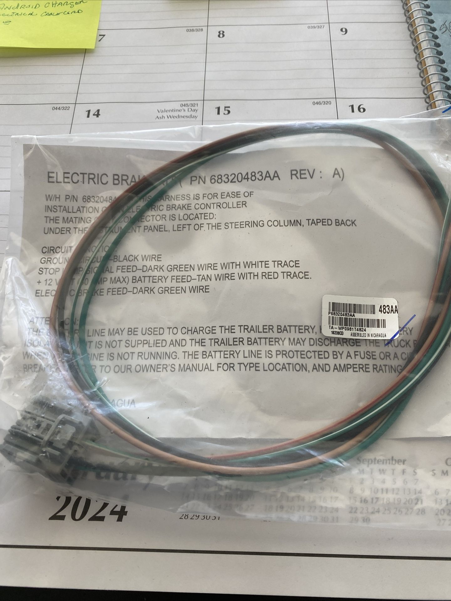 Jeep Cherokee Electric Brake Kit