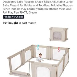 Brand New Doradotey Baby Playpen