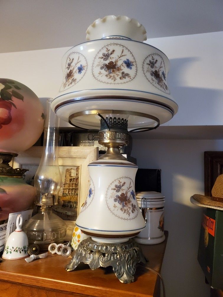Vintage Hurricane Electric Lamp
