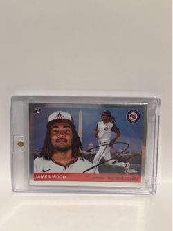 2025 Topps Chrome Platinum James Wood (RC) City Variation SP with magnetic case!
