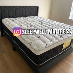 New Queen Bed Frame with Matress 