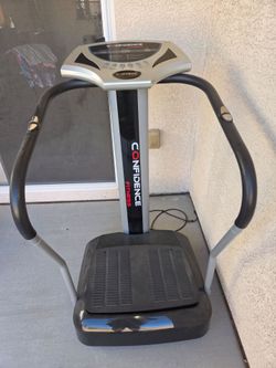 Stand up vibration plate