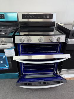 LG double oven stove