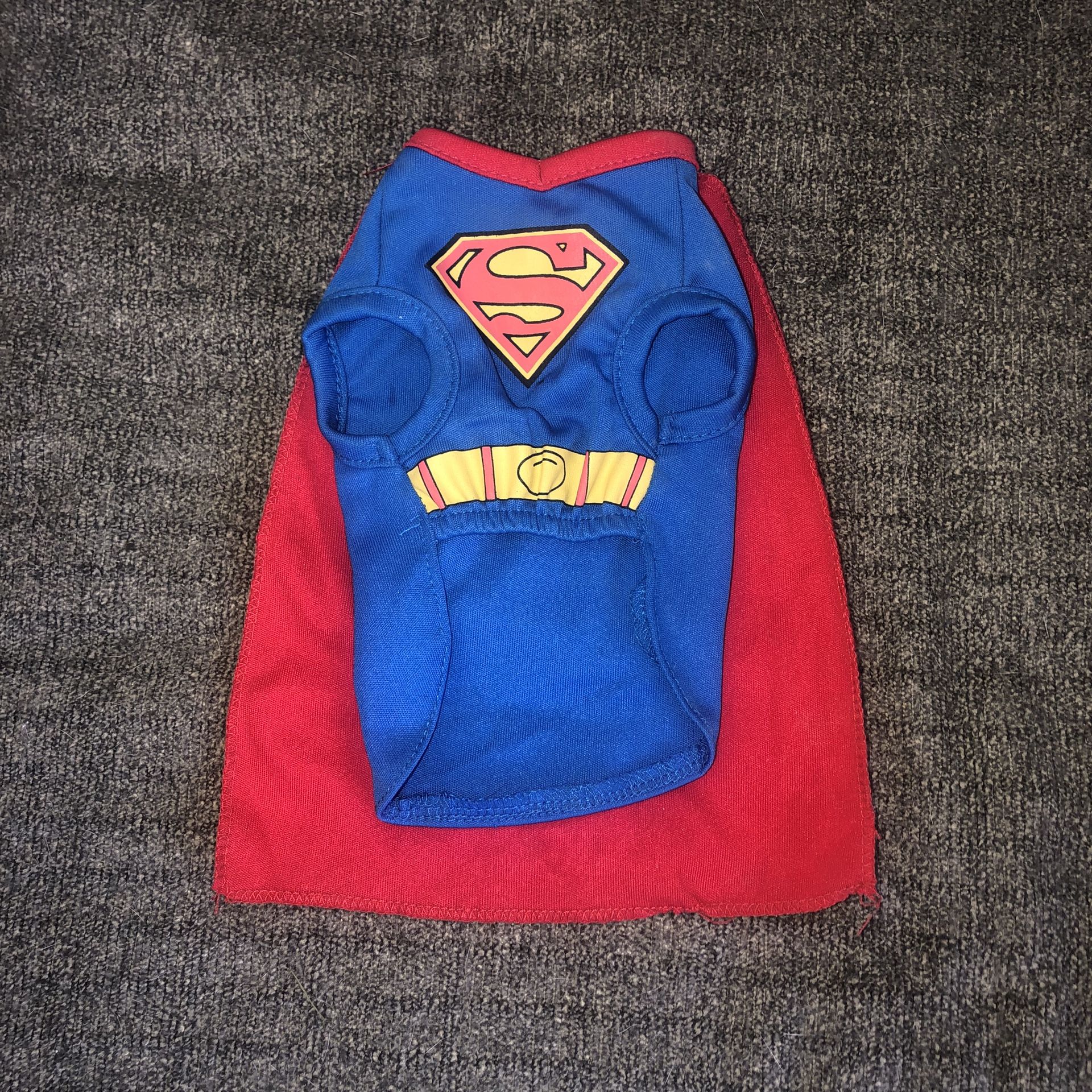 Superman Size XS Dog Outfit / Costume