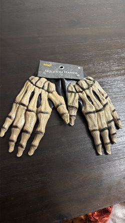 Spirit Halloween skeleton hands