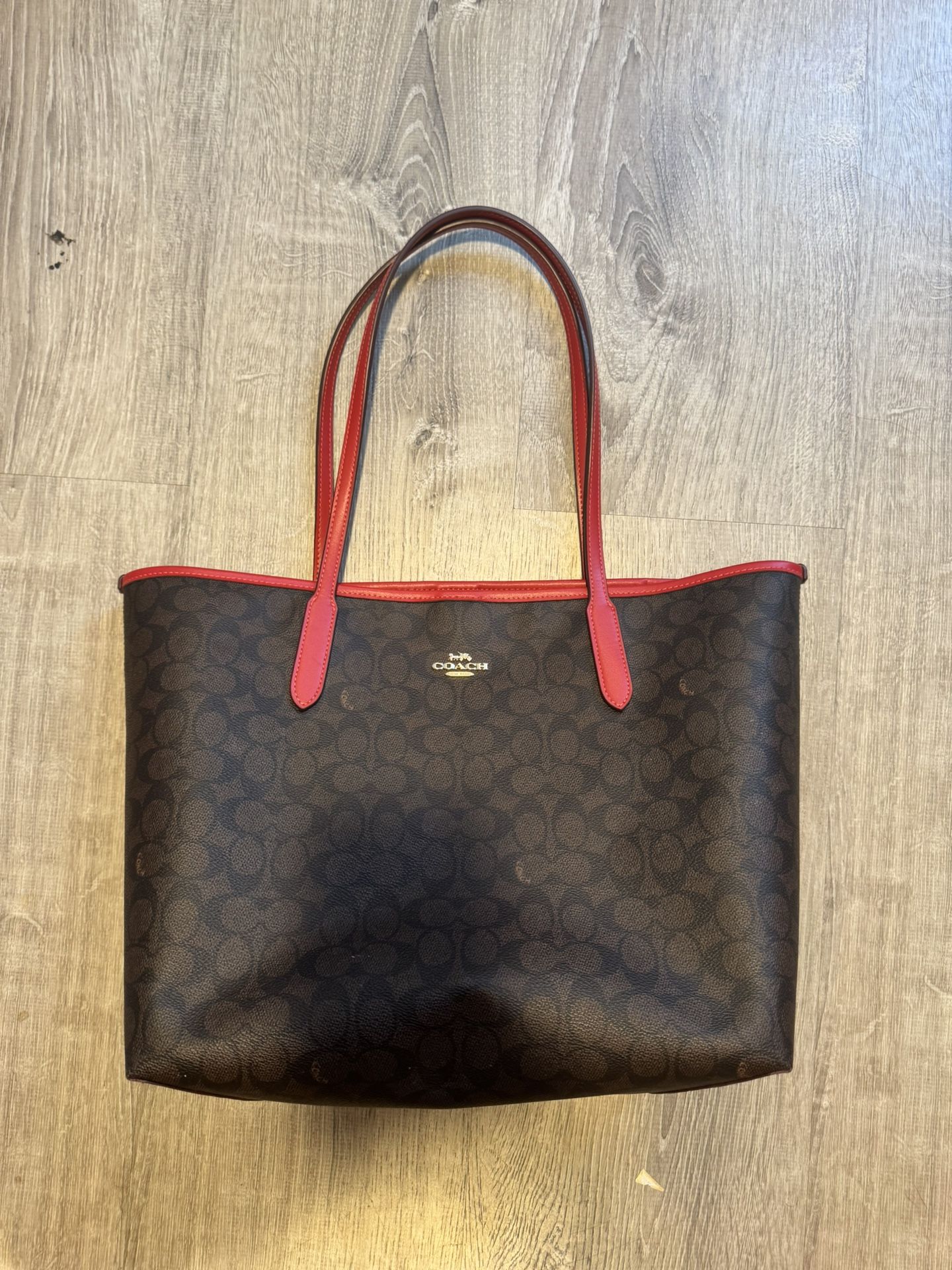 COACH City Tote Bag In Signature Canvas