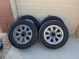 RIMS & TIRES 8x6.5. 35/12.50/20