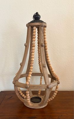 Wood Candle Holder