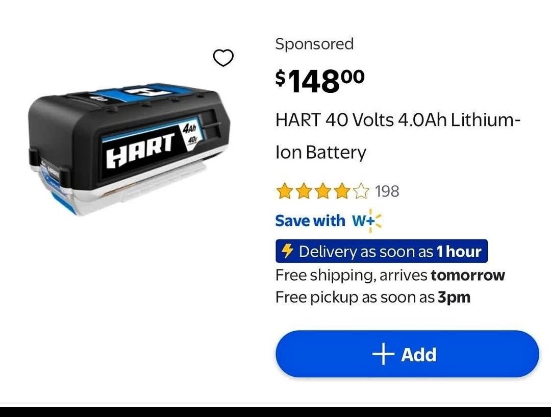Hart 40v 4ah