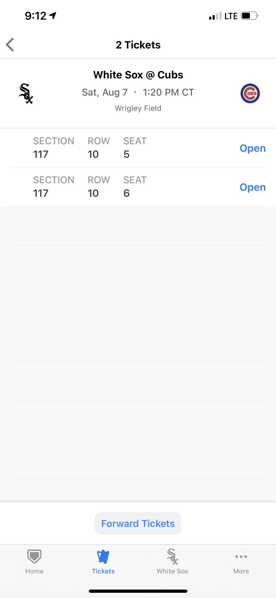 White Sox vs Cubs 8-7