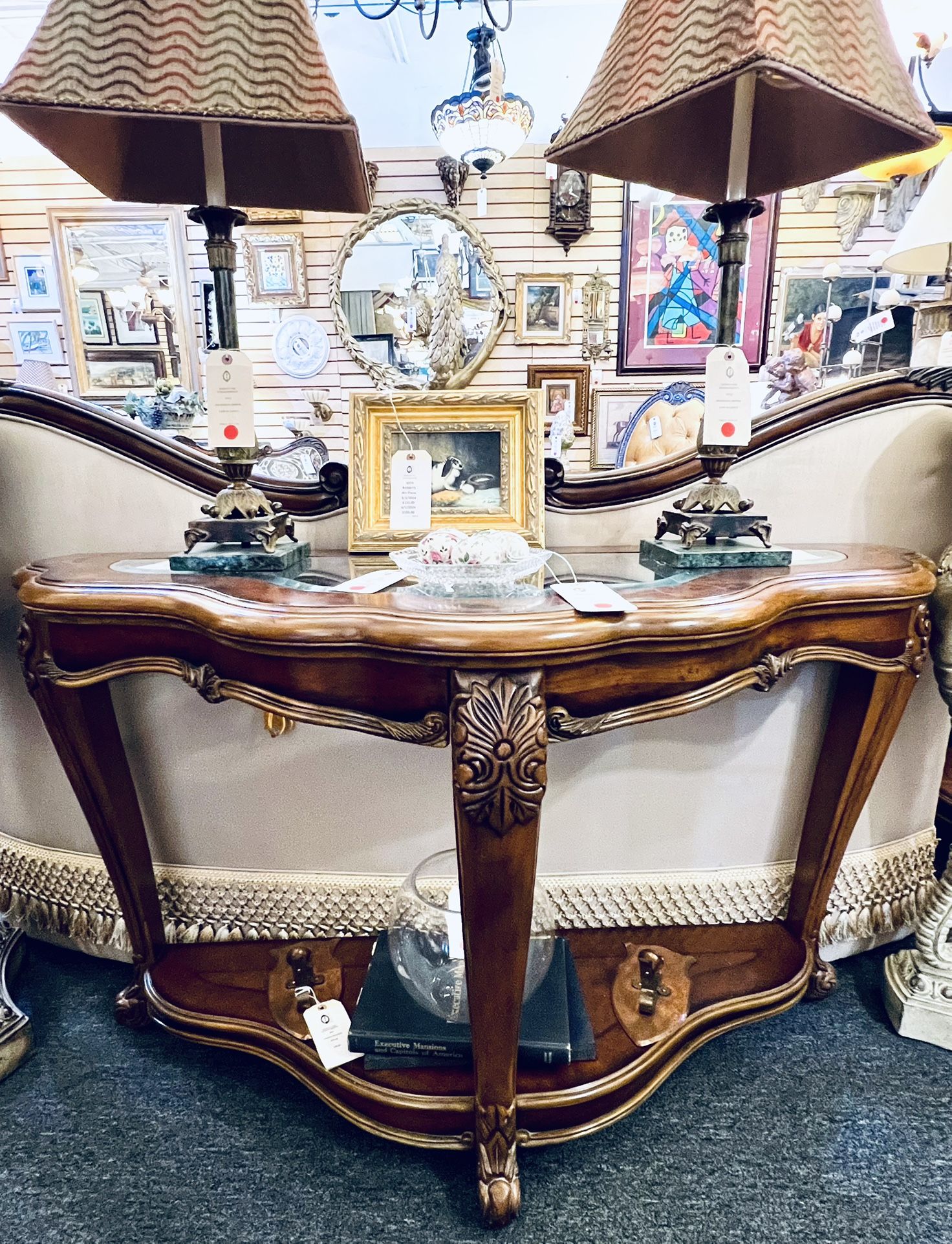 AICO By Michael Amini PALAIS ROYALE Sofa Table - GA